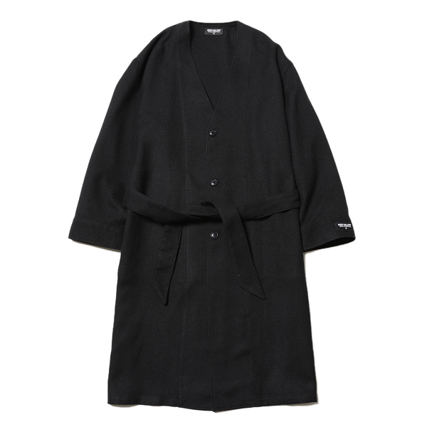 RG/ NO COLLAR ROBE(BK)