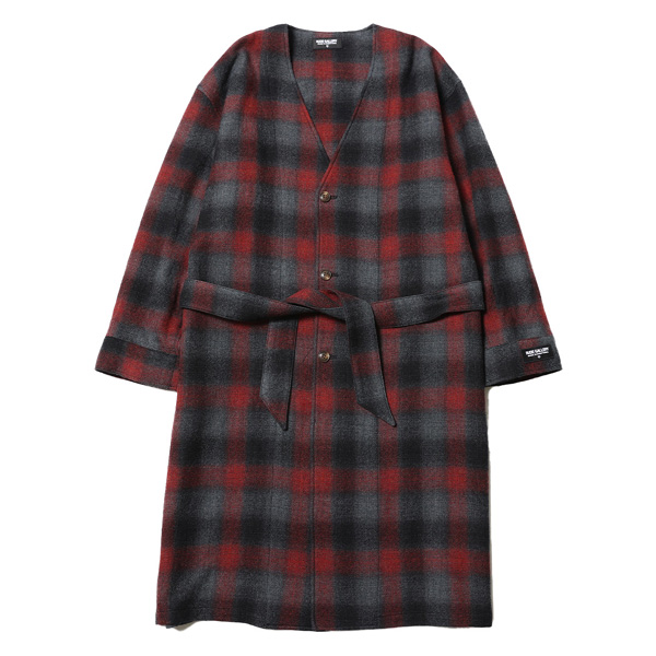 RG/ NO COLLAR ROBE(RED)