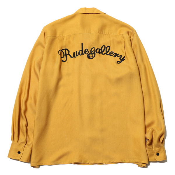 RG / CAT OPEN COLLAR LS SHIRT (MUSTARD)