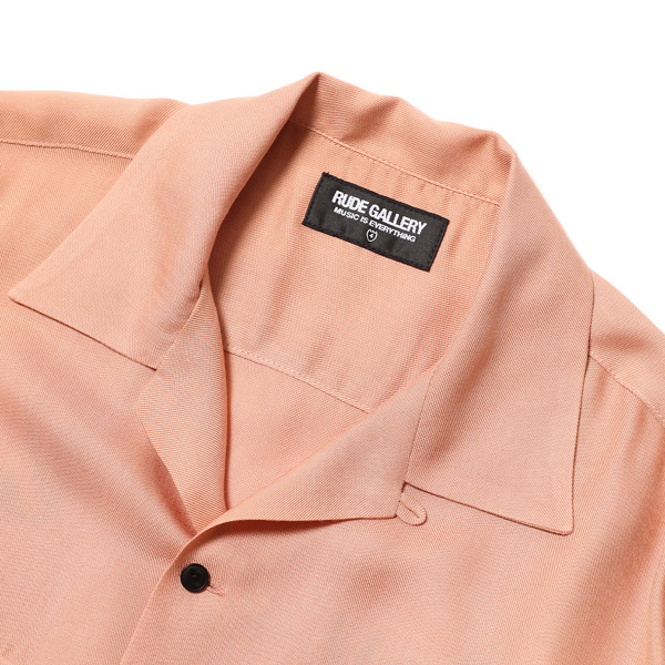 RG / CAT OPEN COLLAR LS SHIRT (PINK)
