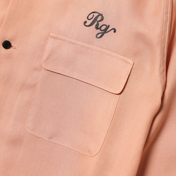 RG / CAT OPEN COLLAR LS SHIRT (PINK)