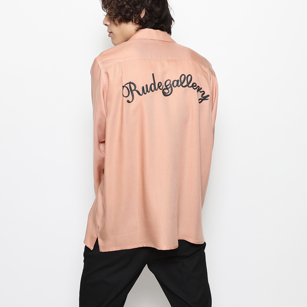 RG / CAT OPEN COLLAR LS SHIRT (PINK)
