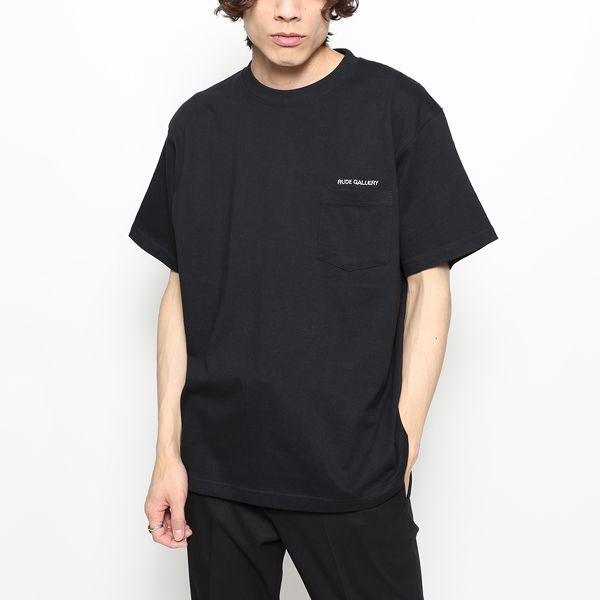 RG / LOGO PKT TEE (BK)