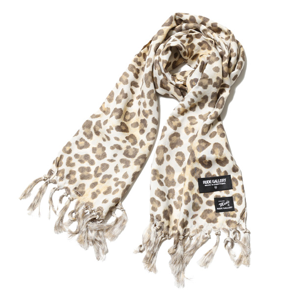 RG /LEOPARD STOLE (BEIGE)