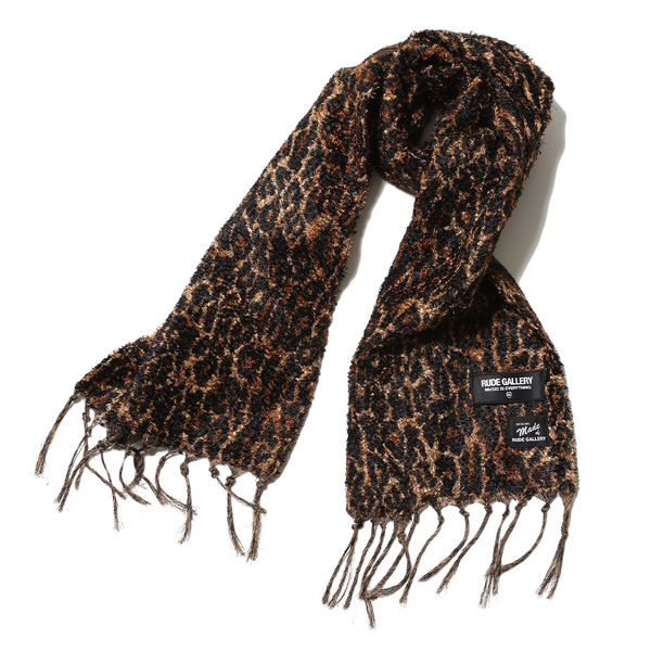 RG /LEOPARD STOLE (BROWN)