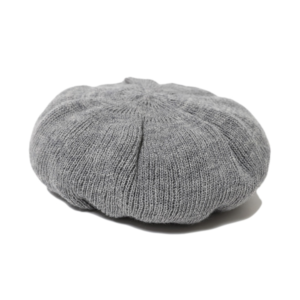 RG / KNIT BERET (GRAY)