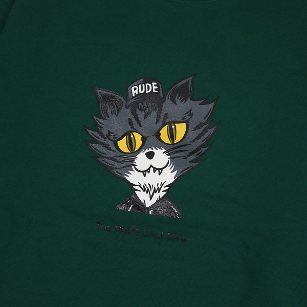 RG / BLACK CAT BIG CREW SWEAT(GREEN) [16802] - 13,200円 : RADIO7 レディオセブン ...