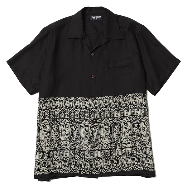 RG / PAISLEY MARIA ALOHA SHIRT (BLACK/BEIGE)