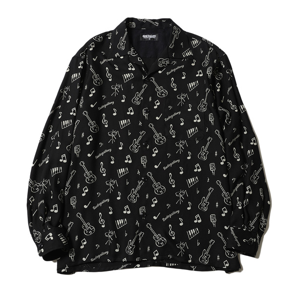 RG / ONPU OPEN COLLAR LS SHIRT