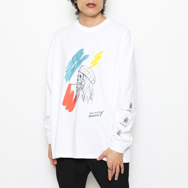 RG / SMOKING SKULL BIG LS(WHITE) - ウインドウを閉じる