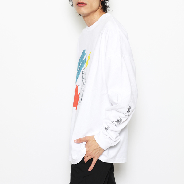 RG / SMOKING SKULL BIG LS(WHITE) - ウインドウを閉じる