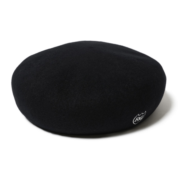 RG / LABEL WOOL BERET