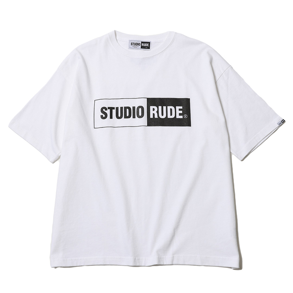 RG / STUDIO RUDE LOGO BIG TEE (WHITE)