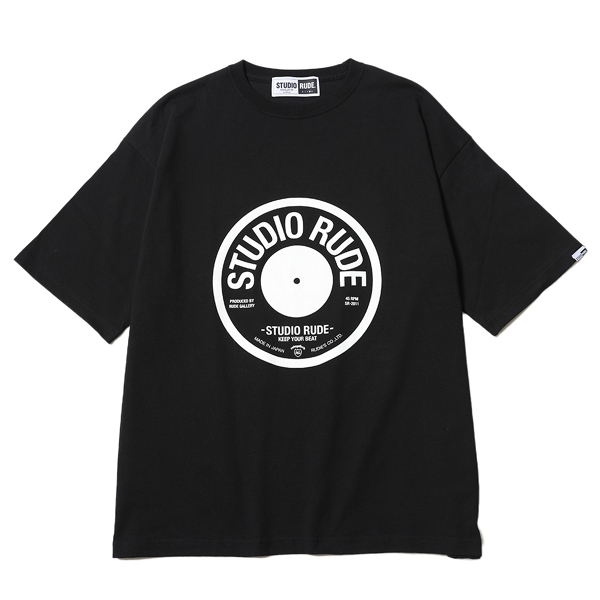 RG / CIRCLE LOGO BIG TEE (BLACK)