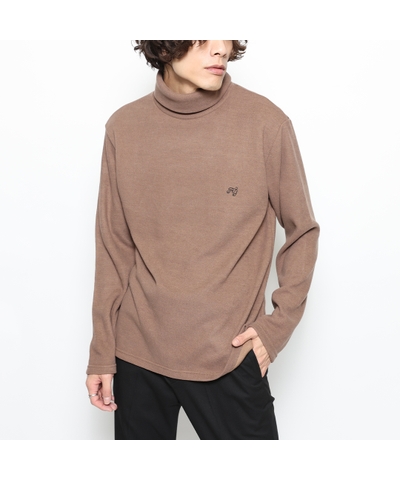 RG / BASIC TURTLE NECK KNIT LS (MOCA)