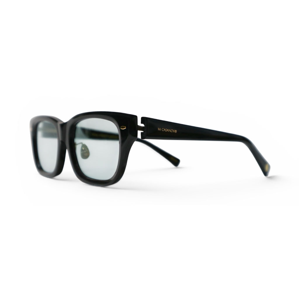 Mr. CASANOVA /JIMMY 3 BlackxGold / Emerald Green Lens