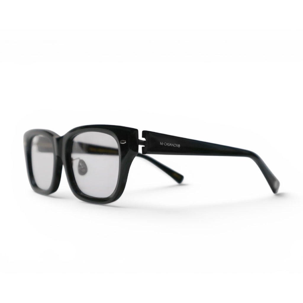 Mr. CASANOVA /JIMMY 3 BlackxSilver / Light Gray Lens