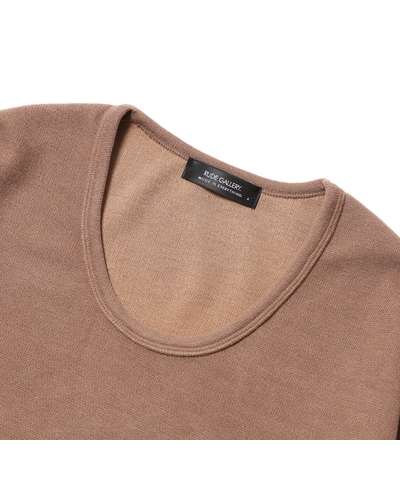 RG / BASIC U NECK KNIT LS (MOCA)