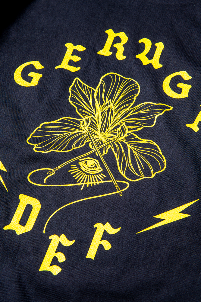 GERUGA / PRINT T-SHIRS -DEF- (LIGHT BK)