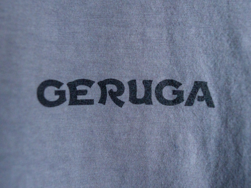 GERUGA / TANGUIS COTTON LONG-SLEEVE T-S -DRAGON- (GRAY)