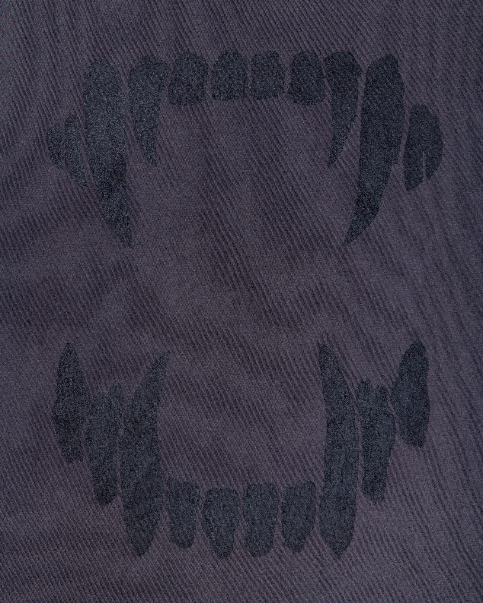 GERUGA / PRINT T-SHIRS- 牙-(LIGHT BK)