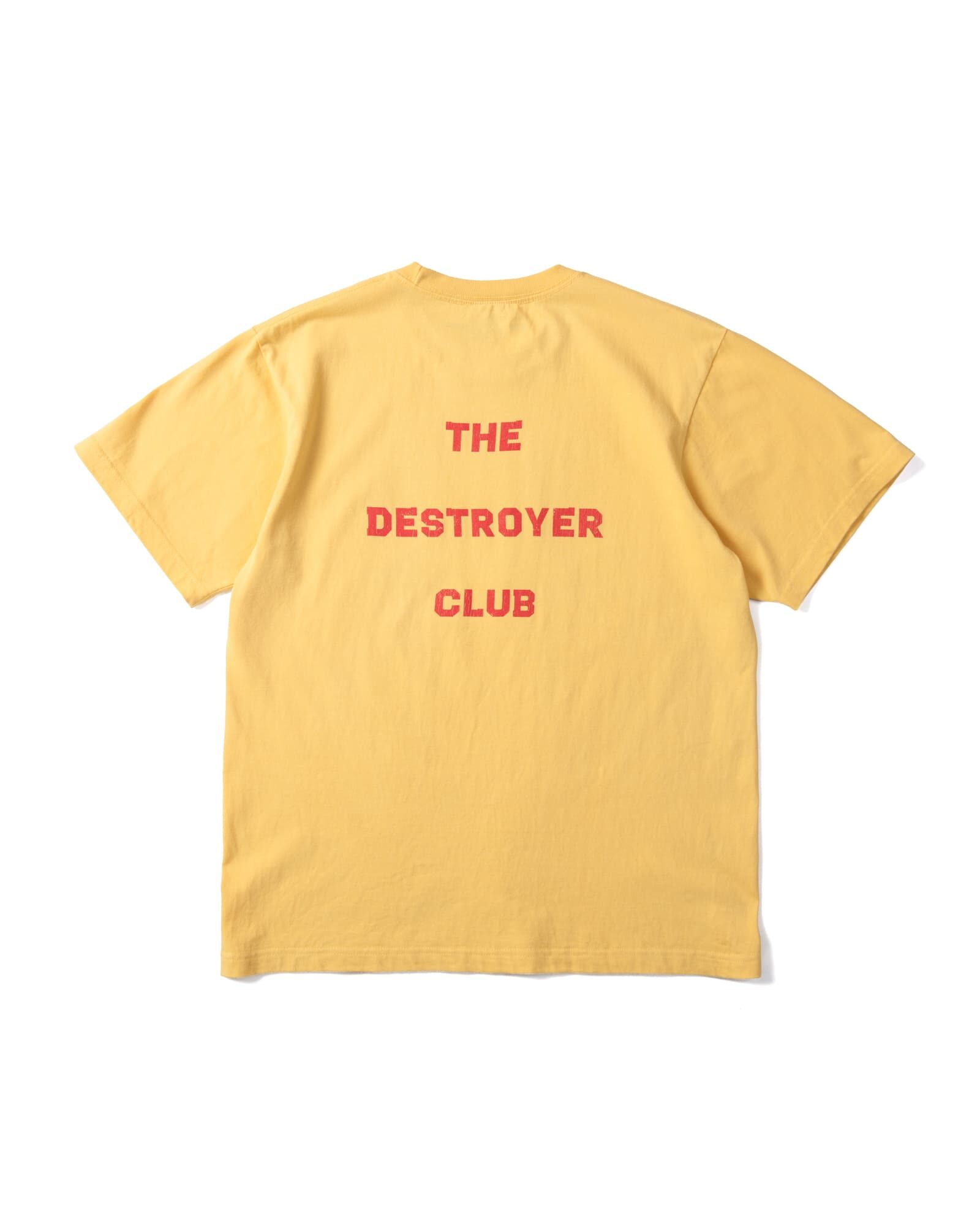 GERUGA / PRINT T-SHIRS- 牙-(YELLOW)