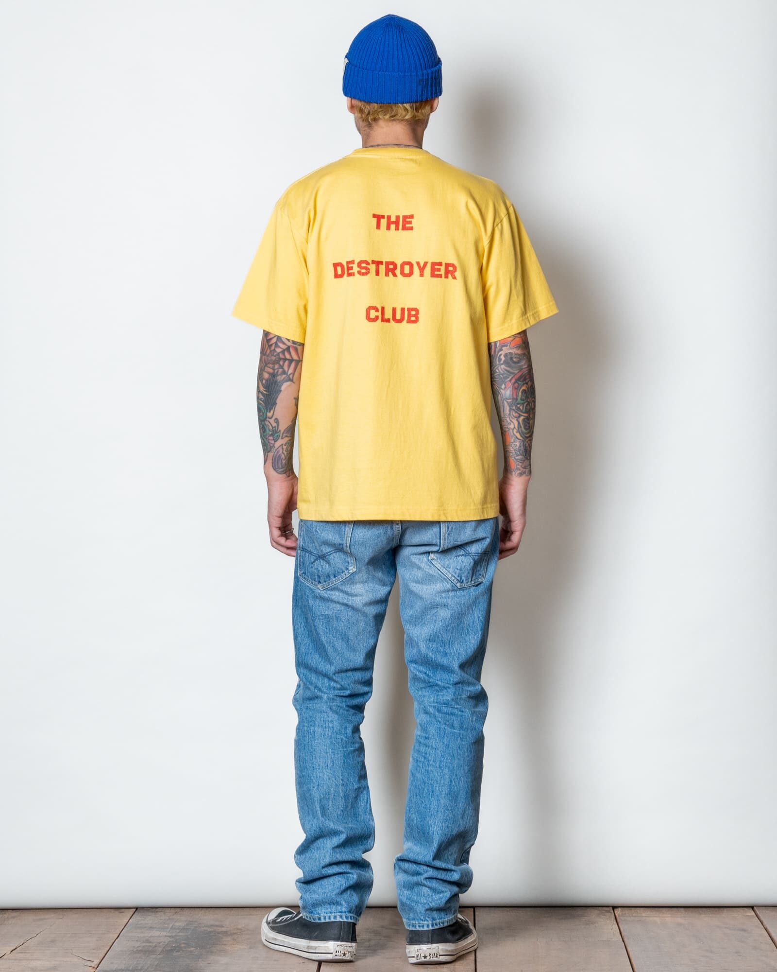 GERUGA / PRINT T-SHIRS- 牙-(YELLOW)