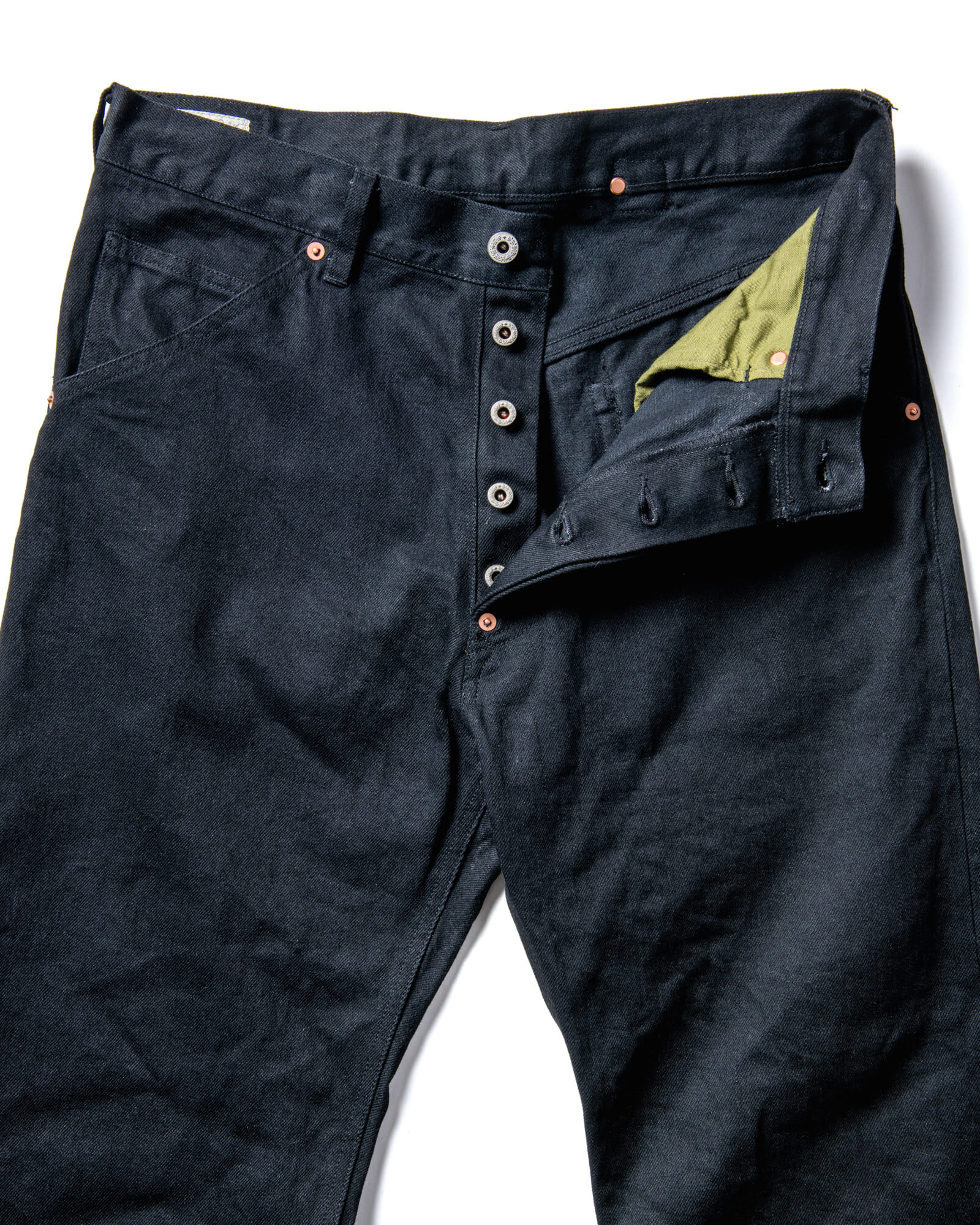 GERUGA / LOOSE FIT DENIM PANTS ＜14oz＞ (BK×BK)