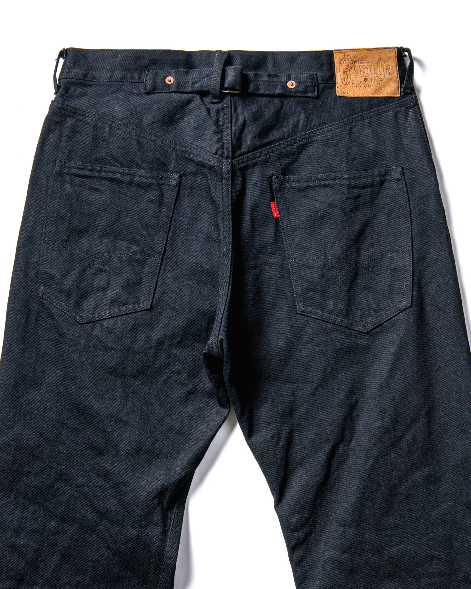 GERUGA / LOOSE FIT DENIM PANTS ＜14oz＞ (BK×BK)