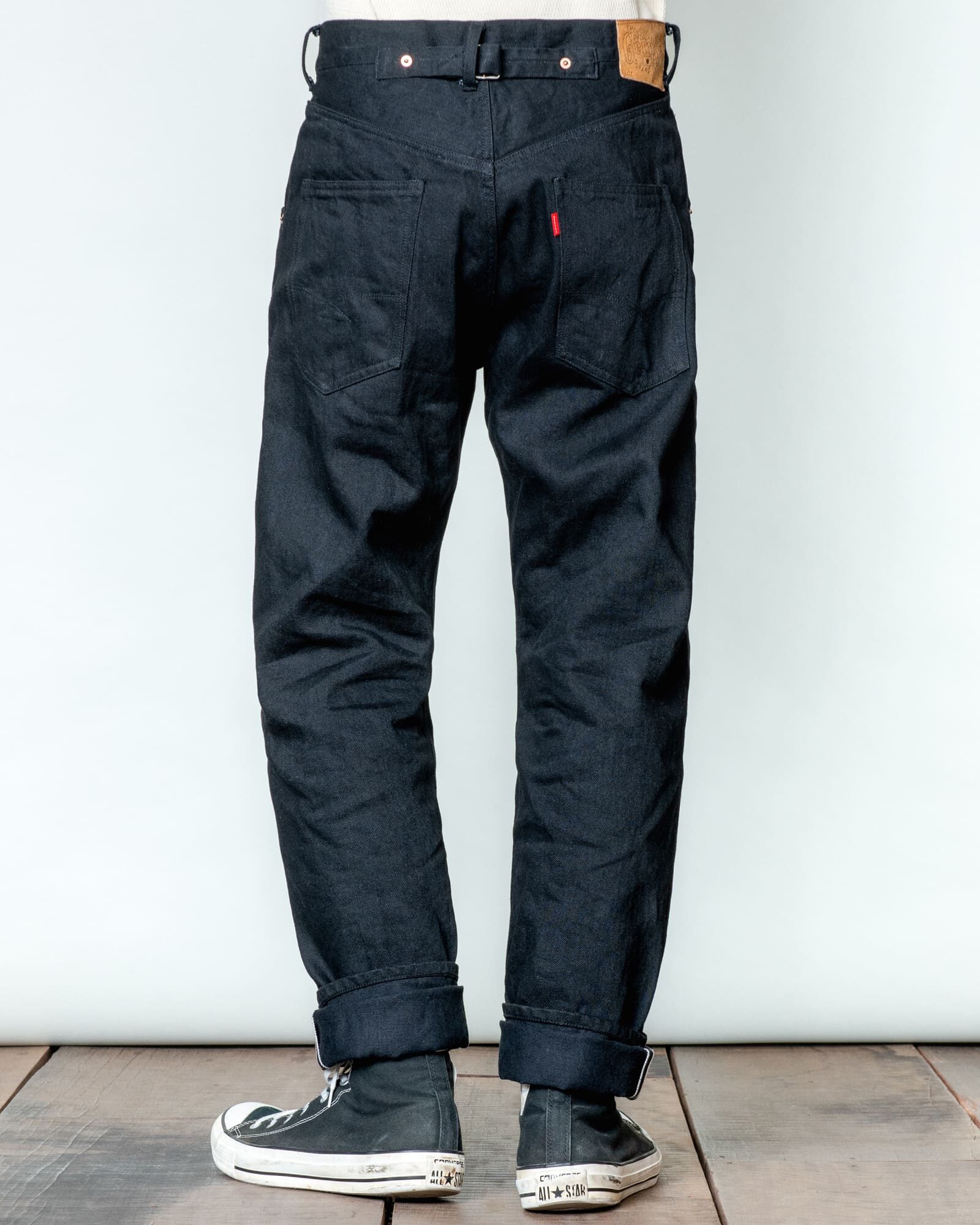 GERUGA / LOOSE FIT DENIM PANTS ＜14oz＞ (BK×BK)