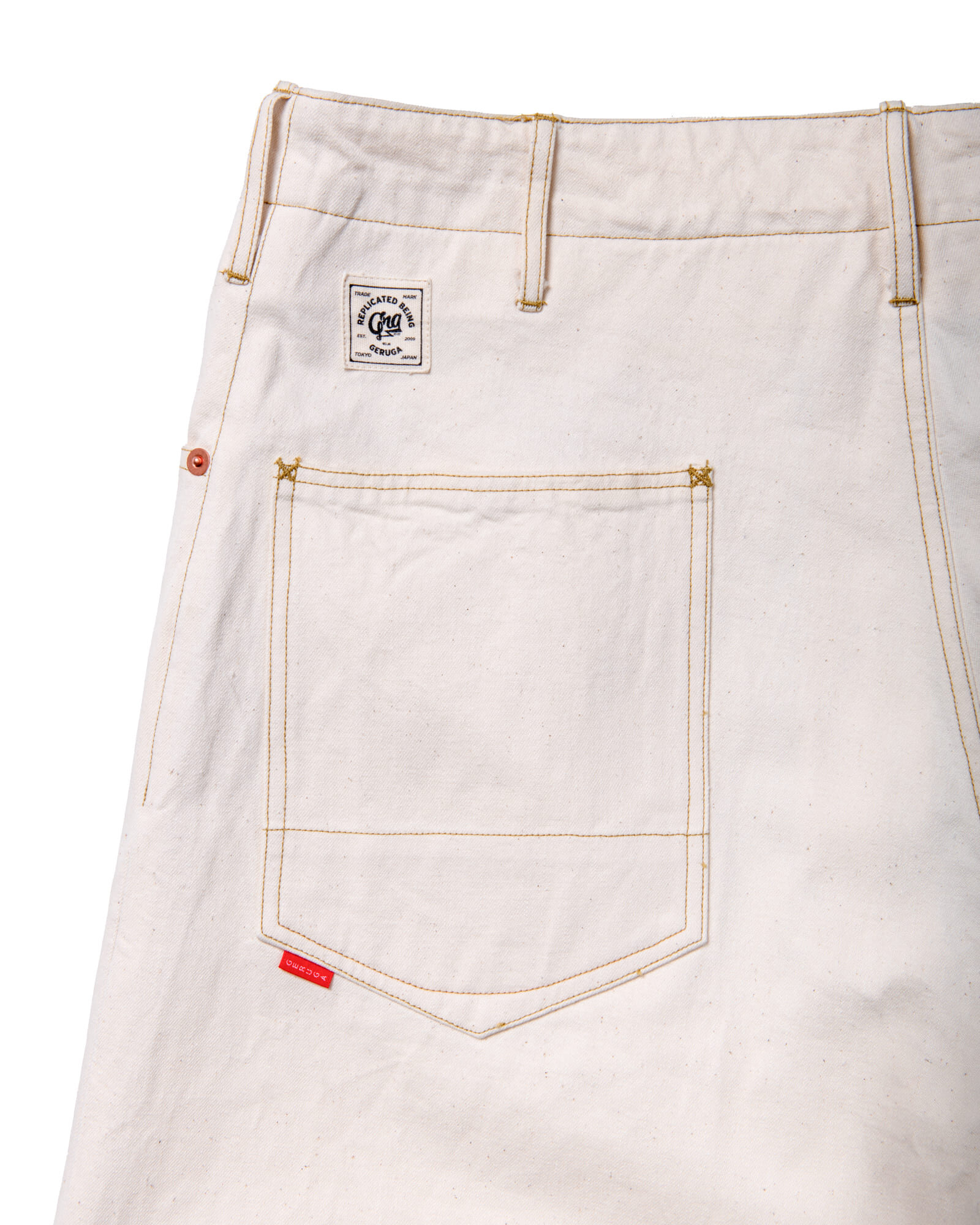 GERUGA / WIDE PANTS＜11oz DENIM＞(ECRU)