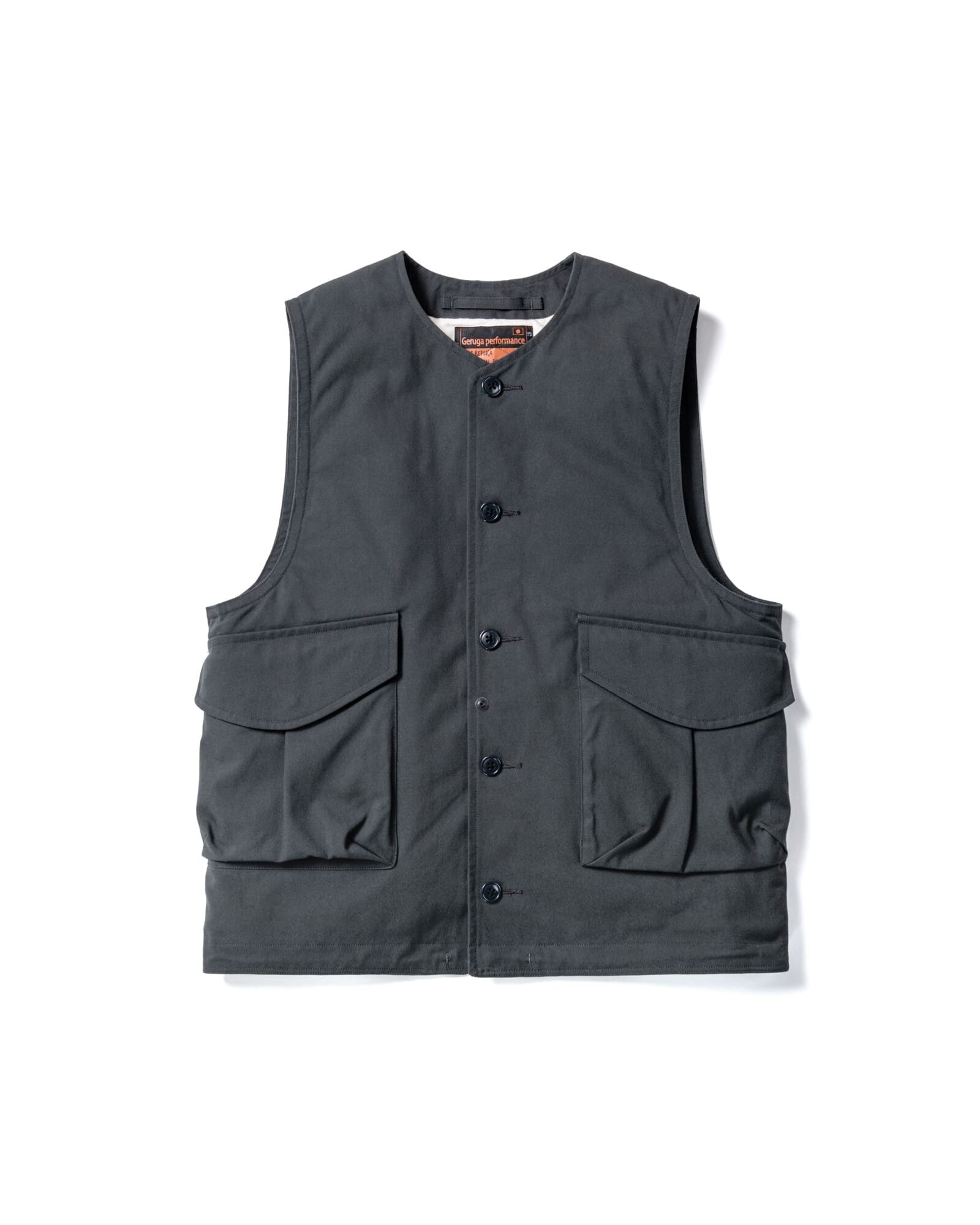 GERUGA / NEIL VEST / BIG POCKET (DARK-GRAY)