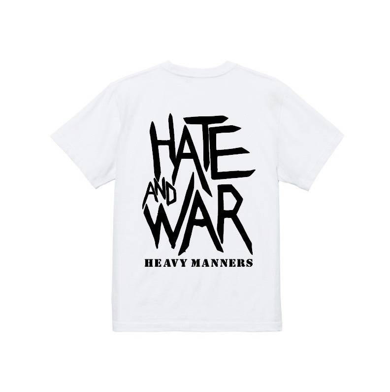 HATE AND WAR TEE (WH)