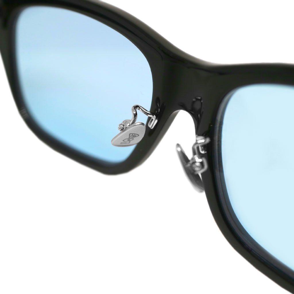 Mr. CASANOVA /JIMMY2 / BlackxSilver / Light Blue Lens