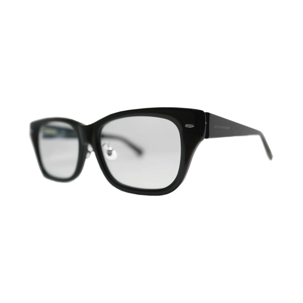 Mr. CASANOVA /JIMMY 2 /Black×Silver / Light Gray Lens