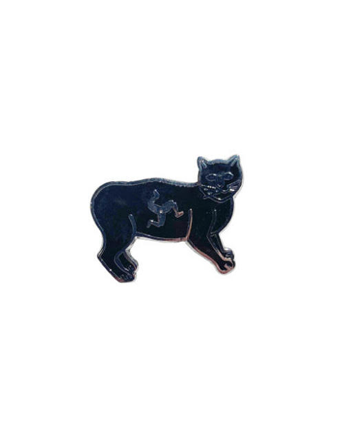 Lewis Leathers / Single Badge - MANX CAT - (SIL)