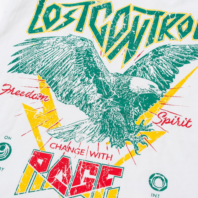LOST CONTROL / Graphic Tee -Rage- (WH)