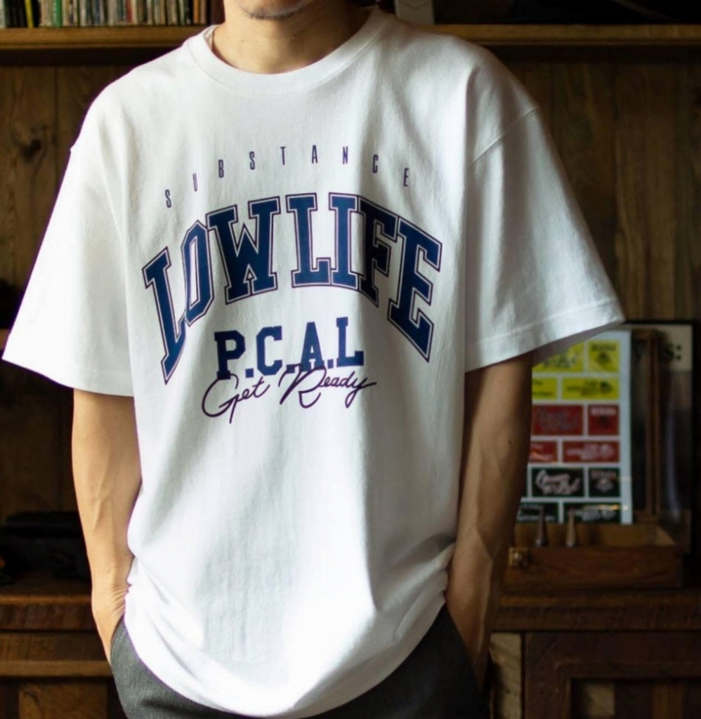 LOST CONTROL / Graphic Tee -College Logo- (WH) - ウインドウを閉じる