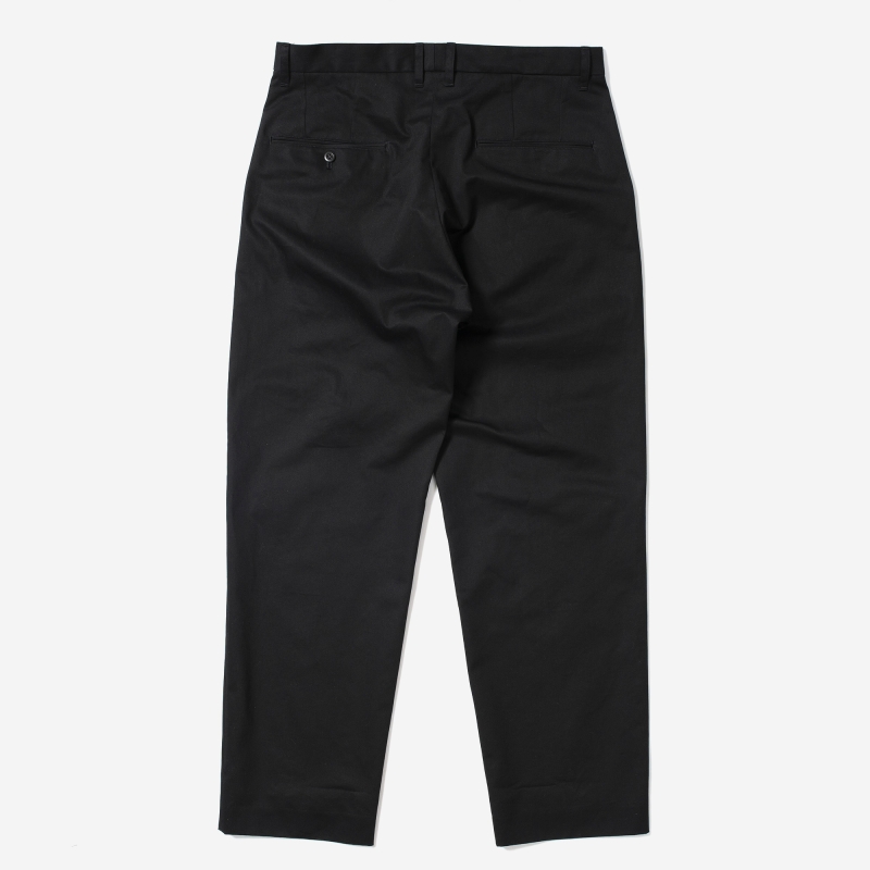 LOST CONTROL / 2TUCK CHINO TROUSERS (BK)