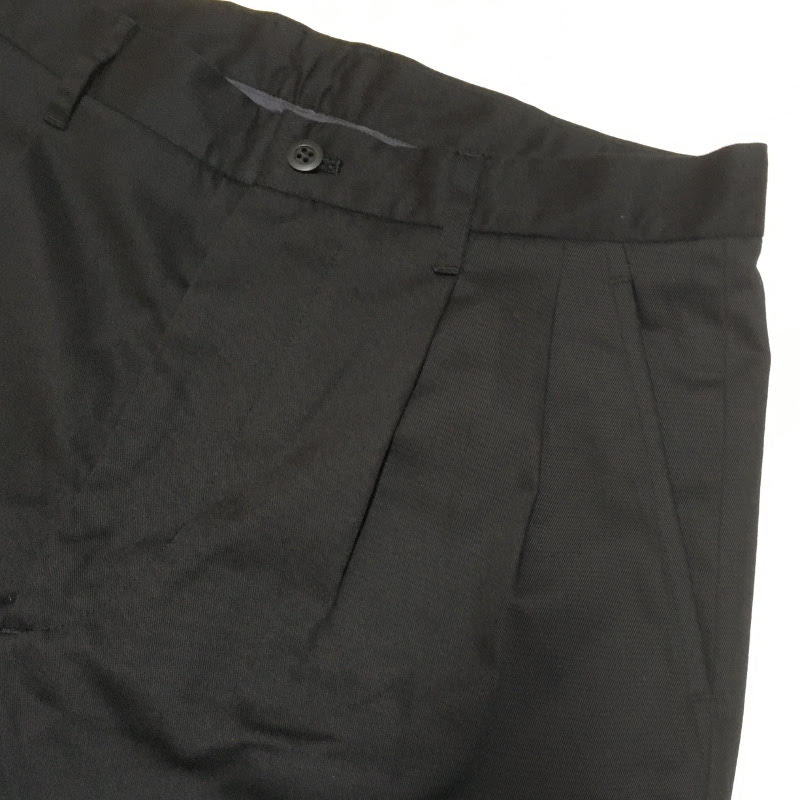 LOST CONTROL / 2TUCK CHINO TROUSERS (BK)