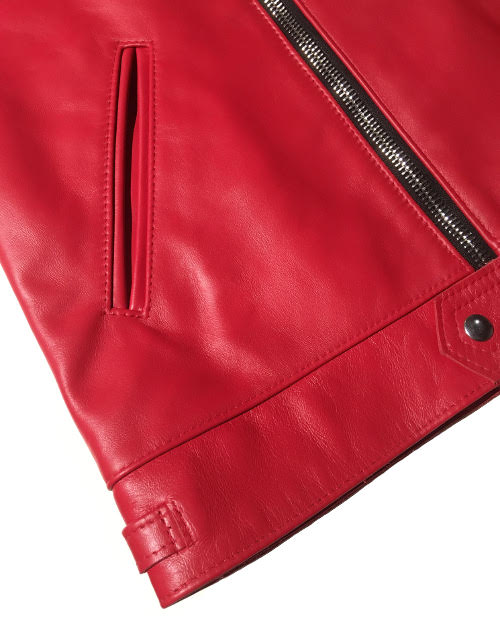 Lewis Leathers / #59T / TIGHT FIT CORSAIR HORSE HIDE (RED)