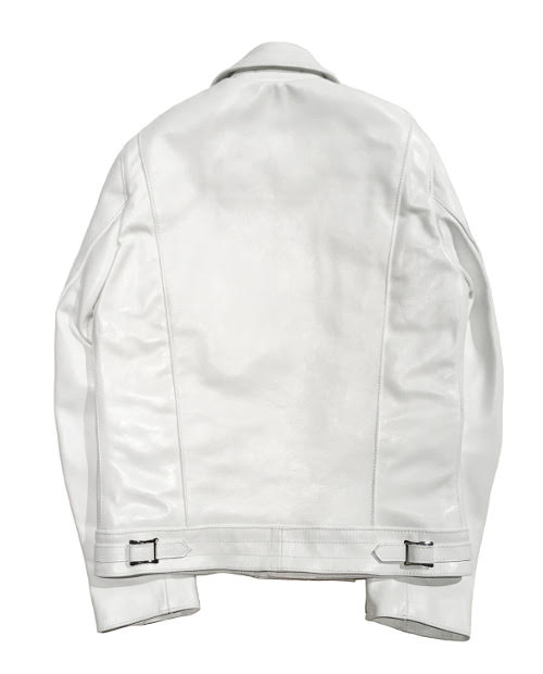 Lewis Leathers / #441T / TIGHT FIT CYCLONE HORSE HIDE (WHITE)