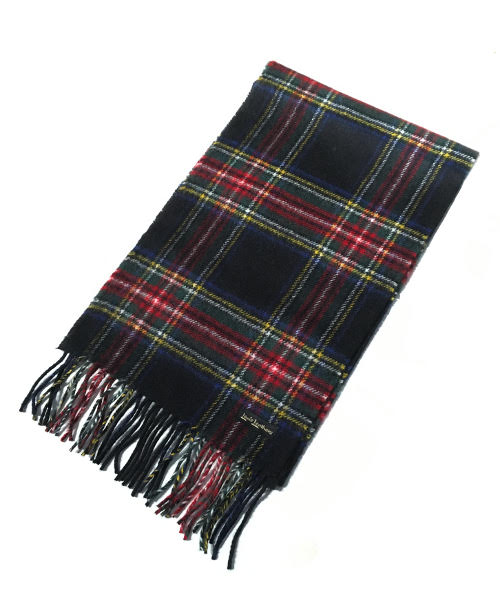 Lewis Leathers / AVIAKIT WOOL SCARF (BK CHECK)