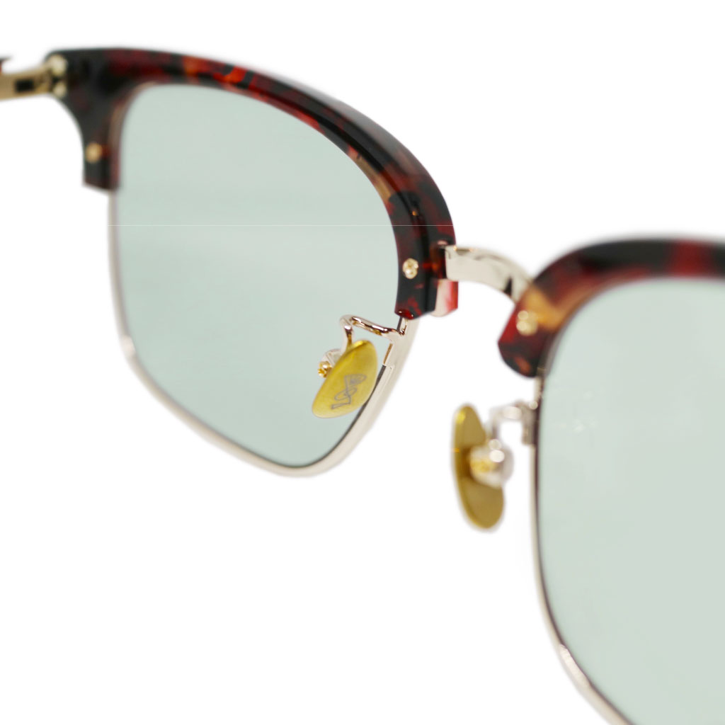 Mr. CASANOVA /STOMP4 / Red Brown Demi×Gold / Emerald Green Lens