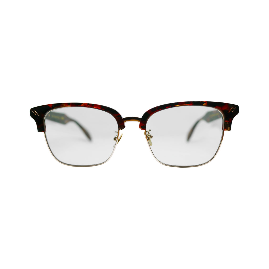 Mr. CASANOVA /STOMP4 /Red Brown Demi×Gold / Light Gray Lens