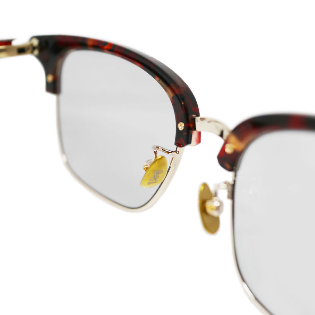 Mr. CASANOVA /STOMP4 /Red Brown Demi×Gold / Light Gray Lens