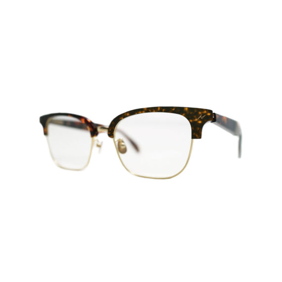 Mr. CASANOVA / STOMP-3rd-(Brown Tortoise×Gold / Clear Lens)