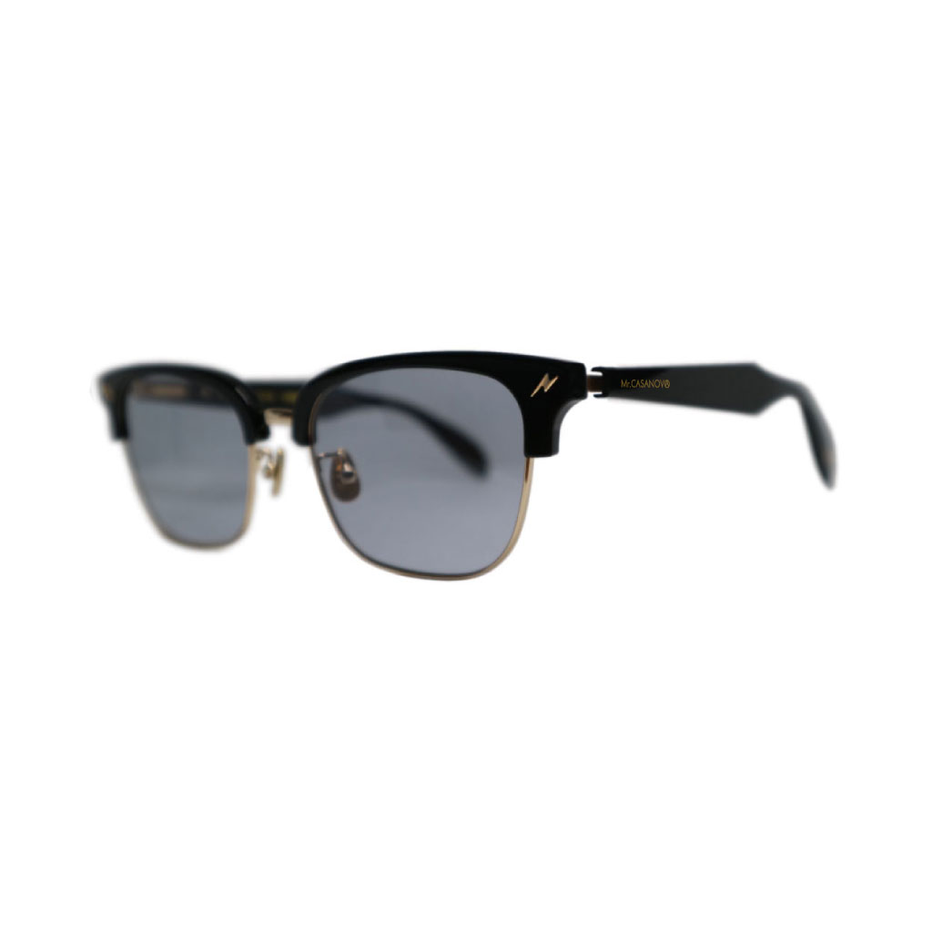 Mr. CASANOVA /STOMP-4- (Black×Gold / Gray Lens)