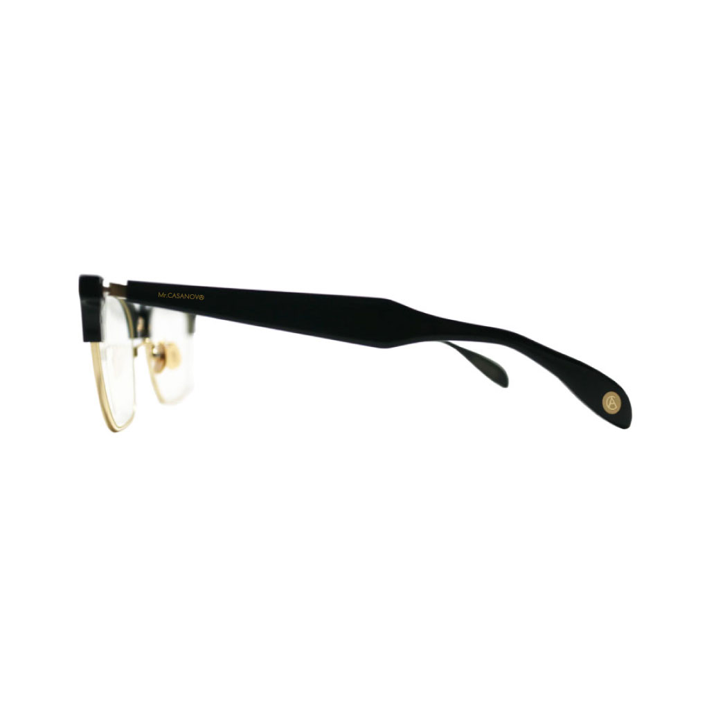 Mr. CASANOVA /STOMP4 / Black×Gold / Clear Lens