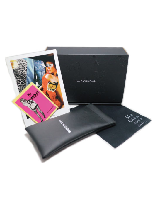 Mr. CASANOVA /STOMP4 / Black×Gold / Clear Lens